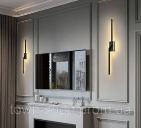 Бра настенное LED NO1-800-bk-k Черный 80х7х7 см.