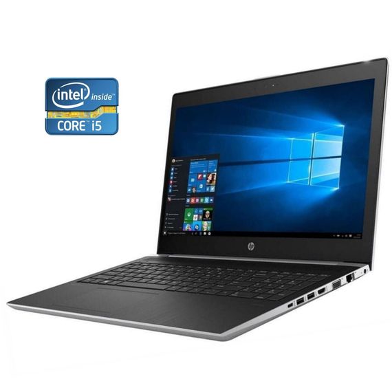 Ноутбук Б-класс HP ProBook 450 G5 / 15.6" (1920x1080) IPS / Intel Core i5-8250U (4 (8) ядра по 1.6 - 3.4 GHz) / 8 GB DDR4 / 128 GB SSD / Intel UHD Graphics 620 / WebCam б/у