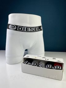 Комплект трусів Diesel, подарунковий набір боксерів Дезель у коробці на 2 шт, труси для справжніх чоловіків, розмір 3ХЛ