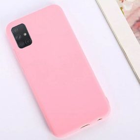 Чохол Candy Silicone для Samsung Galaxy A02s колір Рожевий