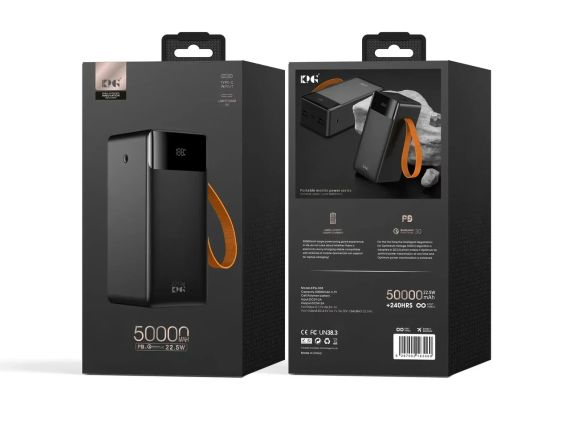 Павербанк King Power KPG-508 50000mAh 22.5W PD/QC3.0 Чорний | Зображення 4