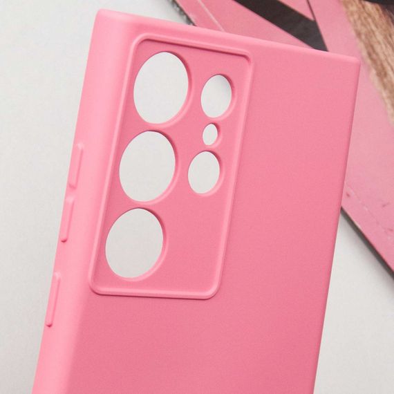 Чохол Silicone Cover Lakshmi Full Camera (A) для Samsung Galaxy S24 Ultra Рожевий / Pink | Зображення 4