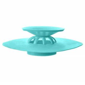 Фільтр-заглушка, пробка для силіконової ванни Бірюзова