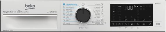 Прально-сушильна машина Beko фронтальна B5DFT59447W | Зображення 5