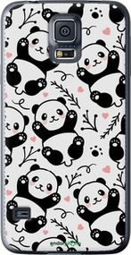Чохол на Samsung Galaxy S5 Duos SM G900FD Панди "4318t-62-2448"