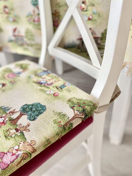 Подушка на стілець гобеленова EDEN1184 Limaso, 40x40, Квадратна, Великодній, Без люрексу, 75% поліестер, 22% бавовна, 3% акрил, Гобелен | Зображення 3