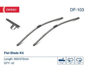 Комплект склоочисників DENSO DF-103 Flat Blade Kit 600/475 мм