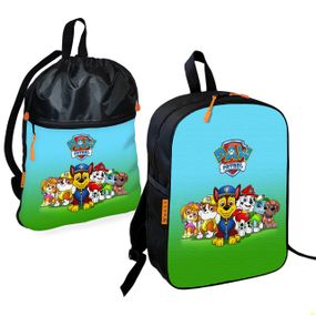 Школьный рюкзак детский Щенячий патроль + Сумка для обуви спортивной формы рюкзак-мешок мальчику (01901)
