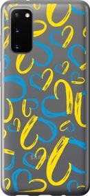 Чехол на Samsung Galaxy S20 Сердца UA "5292u-1824-17620"