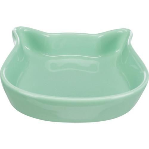 Миска Trixie для кішок керамічна у формі котячої голови, 0,25 л, 12 х 12 см | Зображення 3