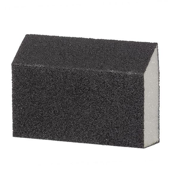 Губка для шліфування трапеція, оксид алюмінію К120 INTERTOOL HT-0812 | Зображення 2