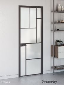 Двери межкомнатные AluDoors Geometry Покраска по RAL