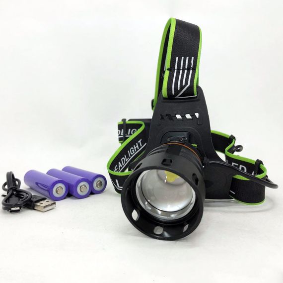 Ліхтар для походів на лоб, Яскравий світлодіодний потужний ліхтар на лоб для будівельника IA-46 | Зображення 4