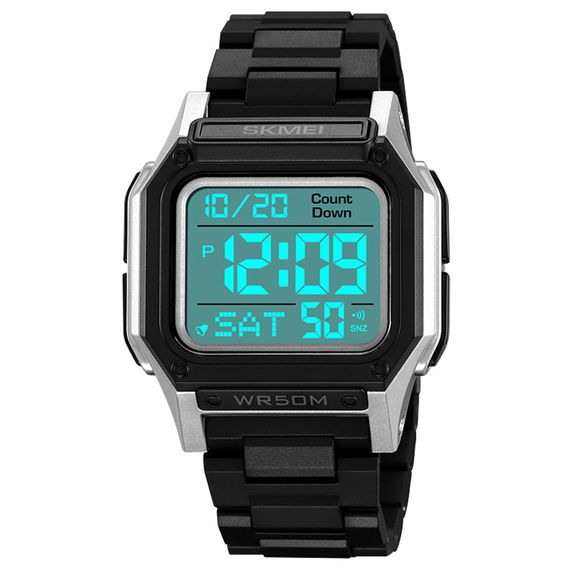 Skmei 2264BKSIWT Black-Silver-White | Зображення 1