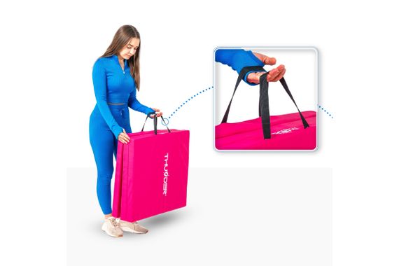 Матрац гімнастичний THUNDER MG-01, 180 х 60 х 4 см, чорний (MG-01-BLACK) | Зображення 1