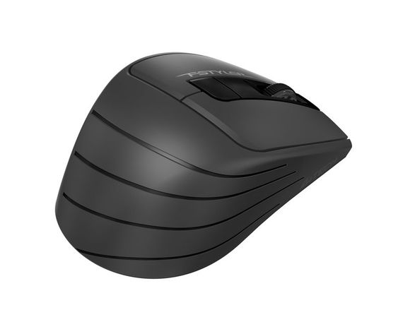Миша бездротова A4Tech Fstyler FG30S (Grey), безшумна, USB, колір чорний+сірий | Зображення 6