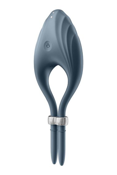 Эрекционное вибокольцо лассо Satisfyer Duelist Dark Blue, 10 режимов, мощный мотор | Зображення 3
