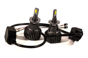 Комплект світлодіодних ламп HeadLight F1X H3 (Pk22s) 52W 12V 8400Lm з активним охолодженням (збільшена світловіддача)