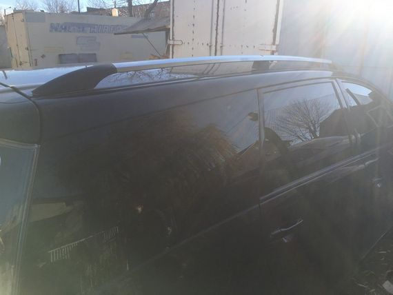 Рейлінги Хром (2 шт., алюм) для Mitsubishi Grandis 2003-2011 рр | Зображення 3