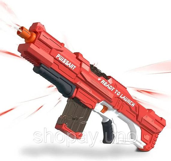 Водяной пистолет детский Combat Water Gun • Аккумуляторный водный бластер с автоматическим набором воды для летних игр | Зображення 3