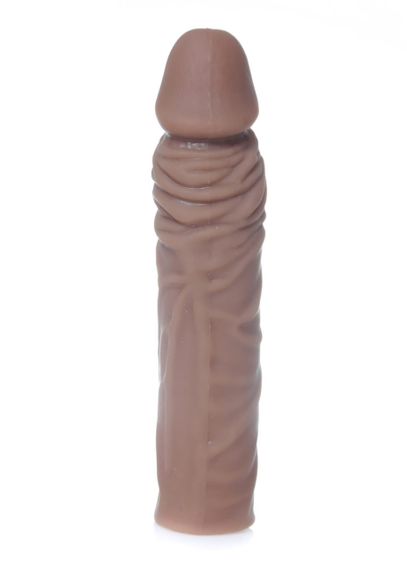 Насадка на член Perfect Sleeve Mulatto extends 4 cm sexstyle | Зображення 3