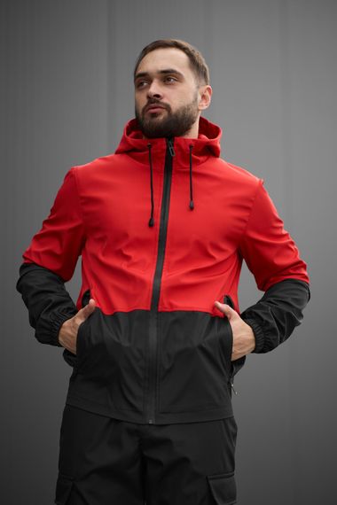 Куртка Softshell light Intruder червоно-чорна | Зображення 1
