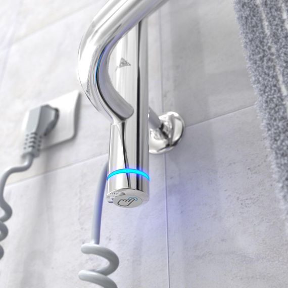 Електрична рушникосушарка Laris Єврофлеш П8 500 х 1000 з полицею Е (підкл. зліва) S3 | Зображення 4