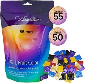 Презервативи - Vibratissimo XX ... L Fruit Color, 55 мм, 50 шт. sexstyle
