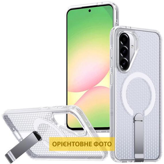 Чохол TPU Breeze with MagSafe stand для Xiaomi Redmi 14C / Poco C75 Transparent