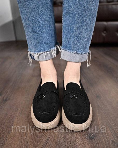 Женские лоферы seanly black ДЛ6447 | Зображення 3