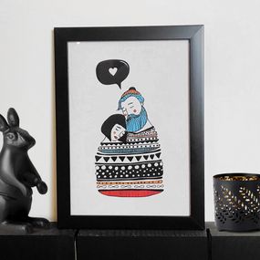Постер в рамке Love 30x42 см, A3 (MT3_19L020)