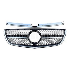 Решетка радиатора Mercedes Benz W447 15-20 (хром/чёрн.( c отв. камеры))+верхняя планка ) Diamond,