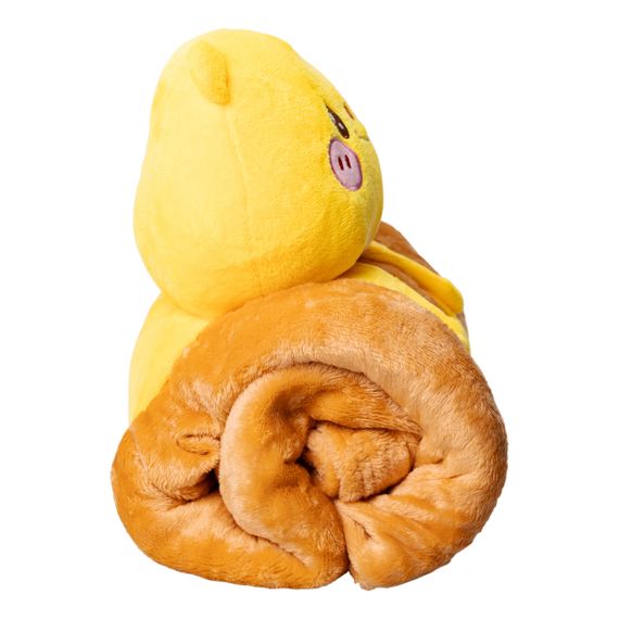 М'яка іграшка-плед Ведмедик 120×160 (см) 2 в 1 Жовтий Colorful Home 5616-68Y | Зображення 2