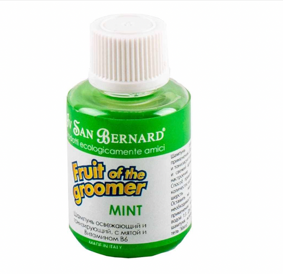 Шампунь для шерсти освежающий Iv San Bernard Mint & Pro-vitamin B6, пробник 30 мл