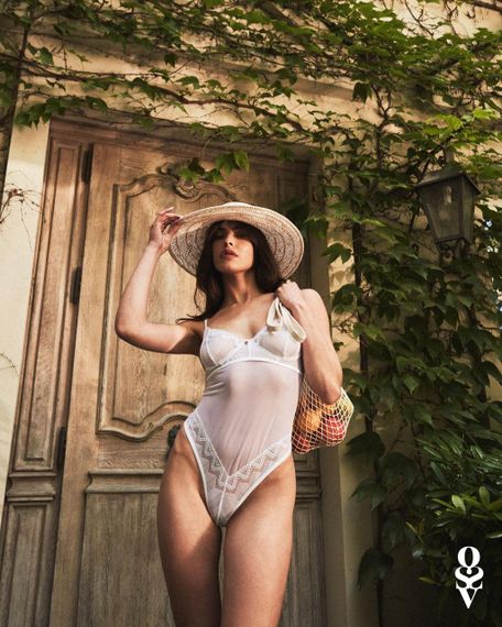 Боді Obsessive Alissium Teddy White, XL/2XL, ліф з м’якою чашкою, високі вирізи для ніг sexstyle | Зображення 2