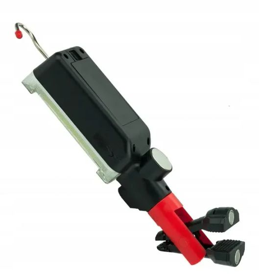 Мощный фонарь аккумуляторный ZJ-8859 Pro COB 20Ват с магнитом и крючком для подвешивания | Зображення 5