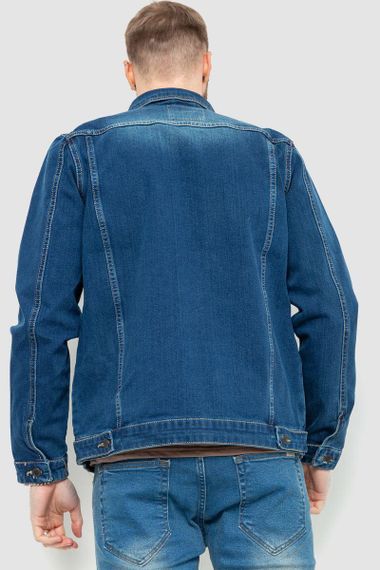 Куртка мужская джинсовая  цвет синий 157R0110-1 | Зображення 3