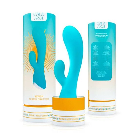 Вібратор-кролик Cala Azul – Martina Rabbit Vibrator, ергономічна форма, 10 режимів | Зображення 9