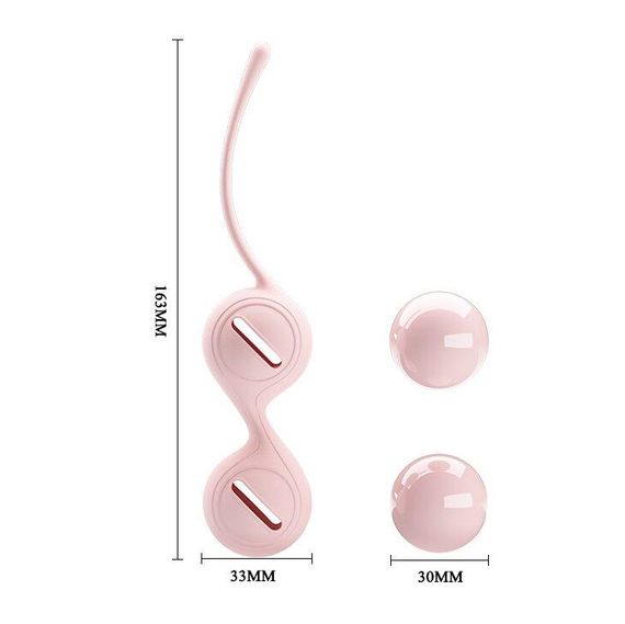 Вагінальні кульки Pretty Love Kegel BALL I BI-014490-2 Sex Aura | Зображення 6