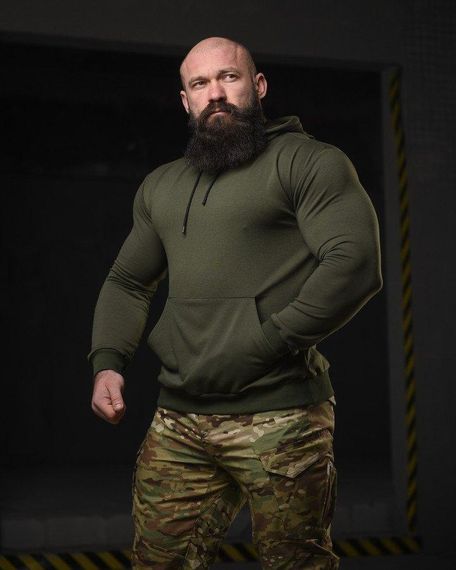 Худі maklin moscow олива НП4955 | Зображення 5