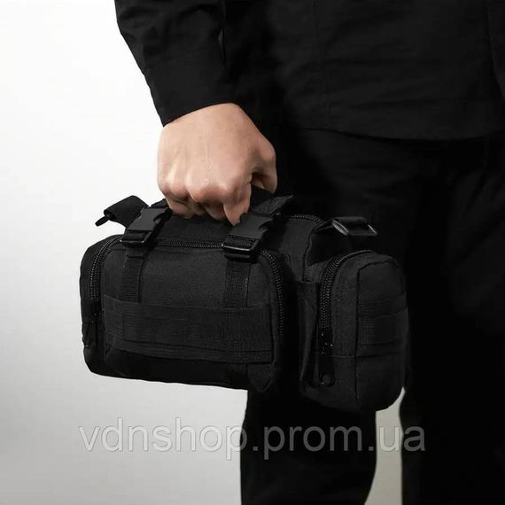 Чоловіча тактична сумка для чоловіків, Чоловіча сумка через плече нагрудна натовська тактична ND-46 | Зображення 4