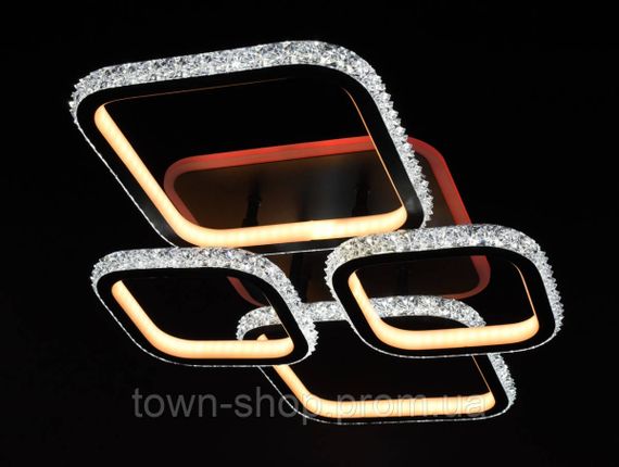 Люстра потолочная LED A77074/2+2RGB-bk Белый 12х41х60 см. | Зображення 8