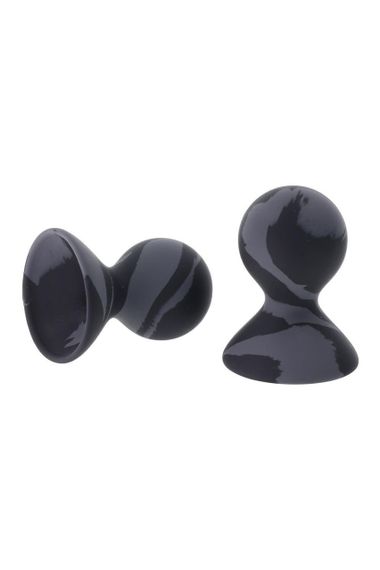 Вакуумные помпы для сосков Sportsheets Velvet Noir силиконовые, черные, 2 шт Sex Aura | Зображення 1