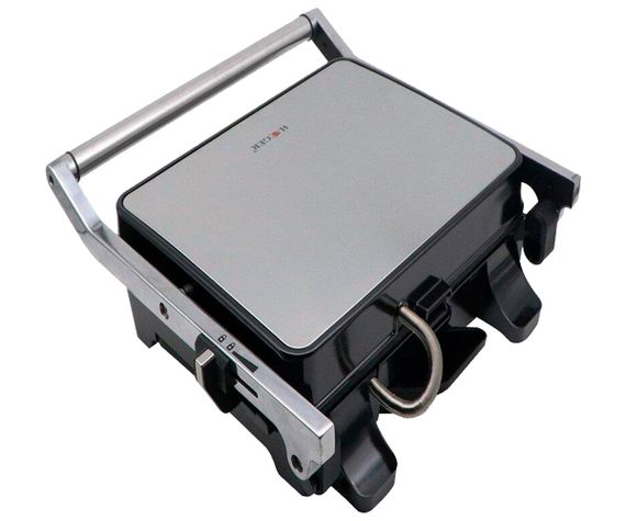Електрогриль контактний (притискний) Haeger HG-2682 сріблястий 1800W (HG-2682_1022) | Зображення 3