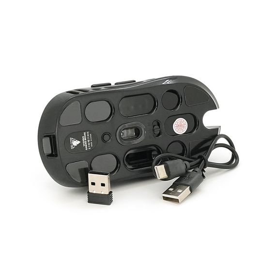 Миша бездротова JEDEL WD153, 800/1200/1600DPI, 2.4 GHz+Bluetooth 5.0, 3.7V 500mAh, Type-C заряджання, LED-підсвічування. 110x55x35 | Зображення 3