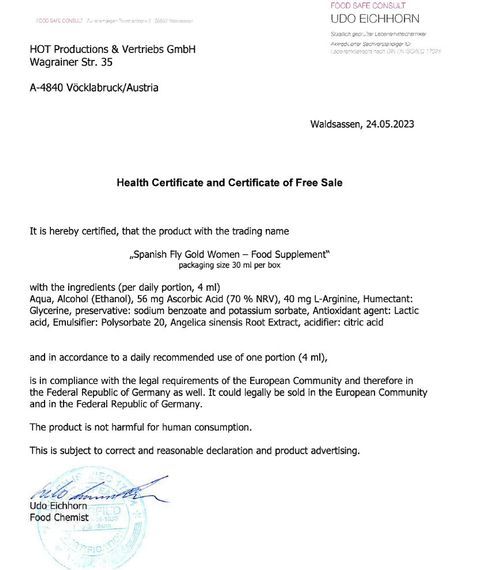 Збуджуючі краплі для жінок ERO Spainish Fly, 30 мл sexstyle | Зображення 3