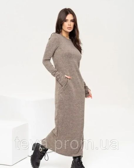 Плаття для жінок колір бежевий FI_006562 | Зображення 1