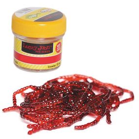 Мотыль искусственный Lucky John Лаки Джон Extra Blood Worm XL