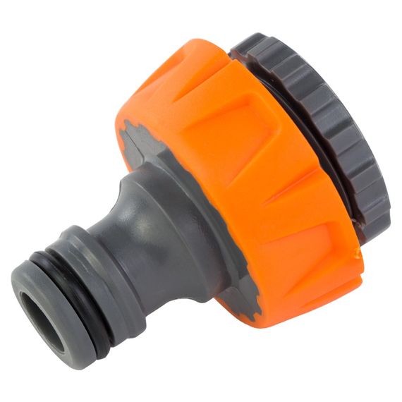 Адаптер для конектора Flora 1/2" універсальний в/р 1/2"×3/4" (ABS+TPR) (5015834) | Зображення 1