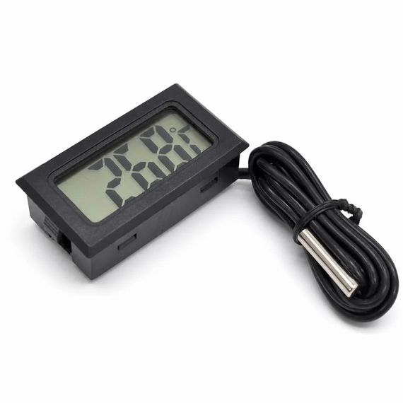 Панельний термометр TMP-10/HT-1 з датчиком на кабелі 1 м